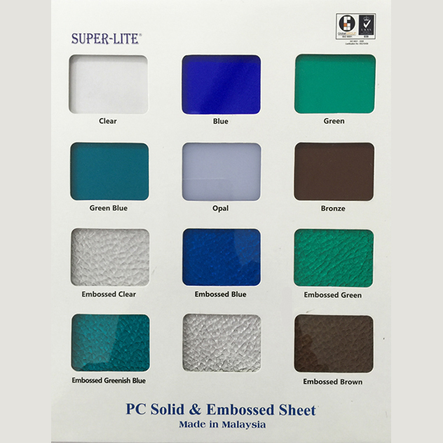 Tấm lợp đặc Super Lite 3ly
